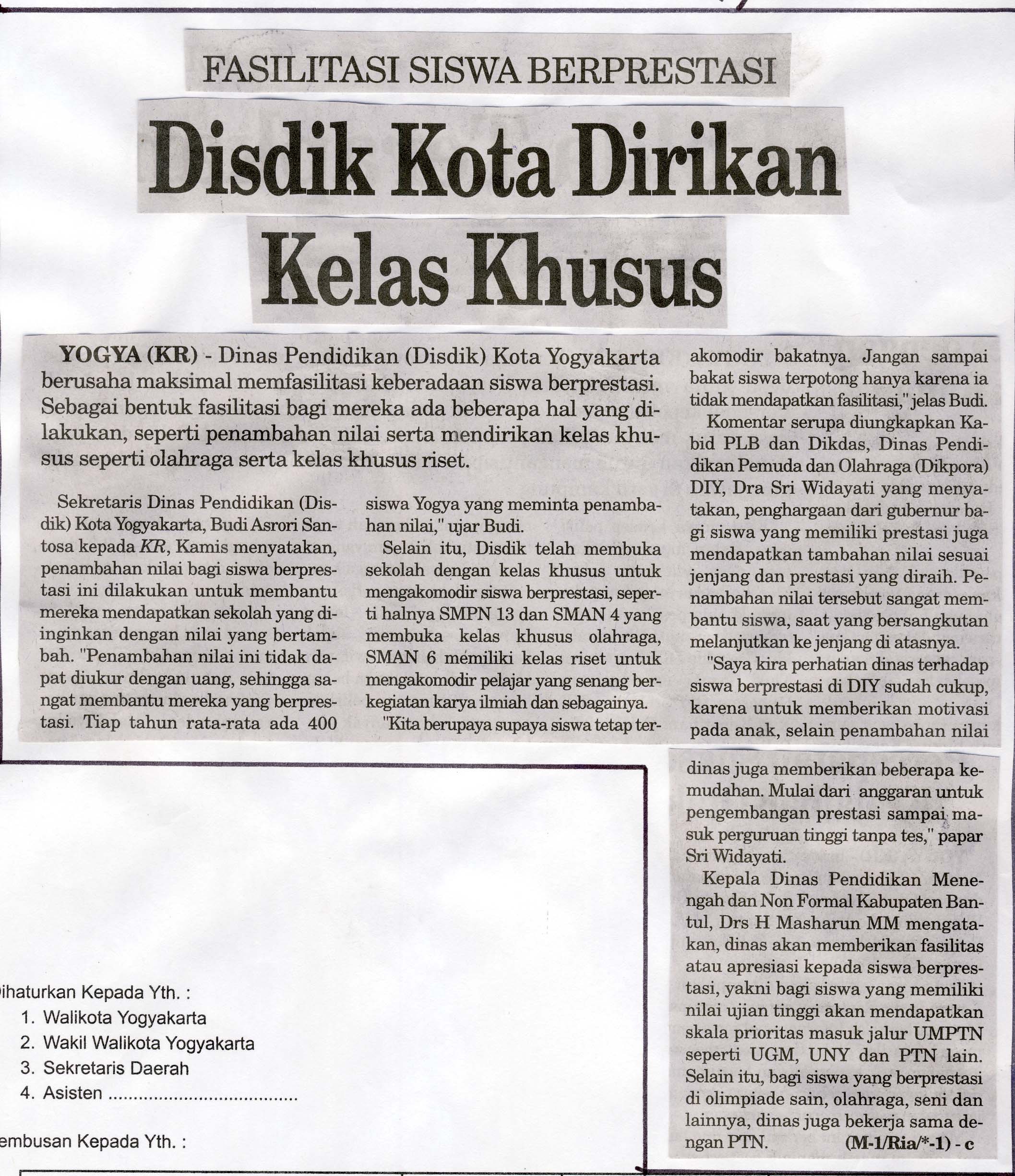 Kliping jogja terbaru